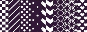 26 Dark Purple Digital Papers Collection
